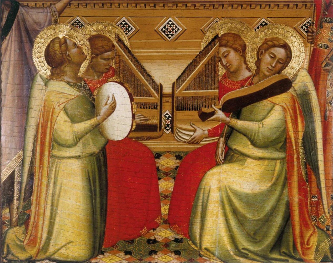 four musical angels